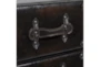 32X29 Black Cedar Wood  Cabinet - Detail