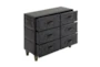 32X29 Black Cedar Wood  Cabinet - Front