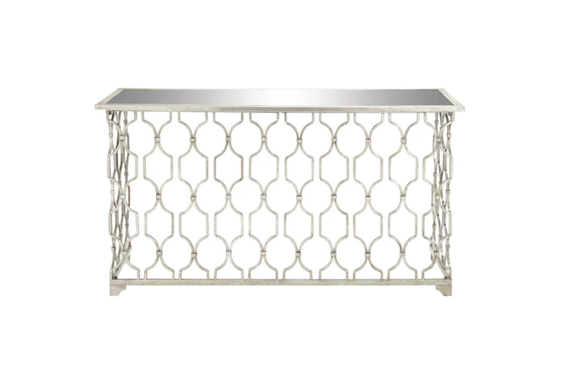 Silver Iron Console Table - 360