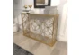 47X32 Gold Iron Console Table - Room