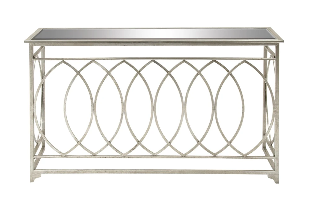 54X32 Gold Iron Console Table