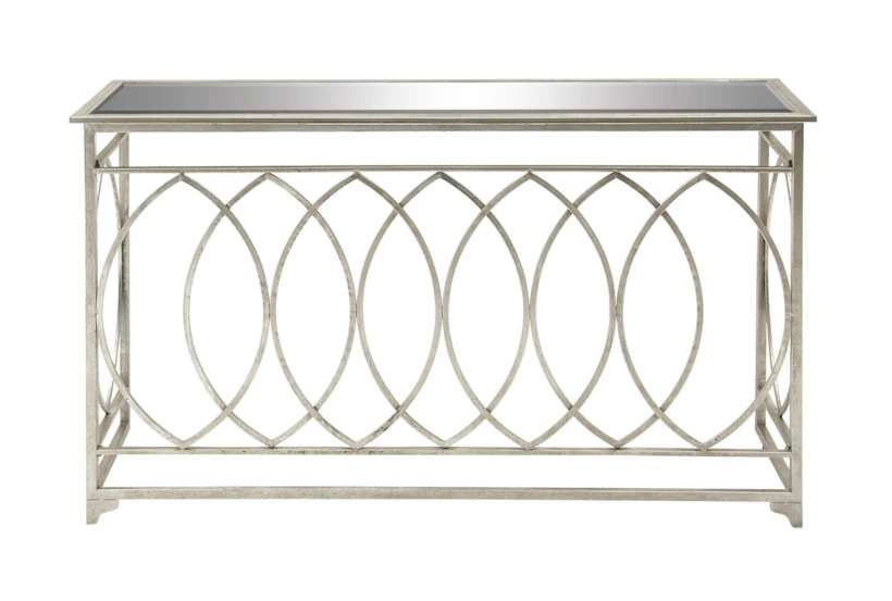 54X32 Gold Iron Console Table - 360