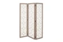 54X72 White Wood Room Divider Screen - Signature