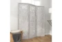 60X69 White Wood Room Divider Screen - Room