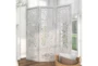 60X69 White Wood Room Divider Screen - Room