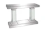 42X31 Clear Wood Console Table - Material