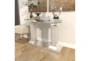42X31 Clear Wood Console Table - Room