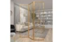 60X79 Gold Iron Room Divider Screen - Room