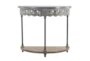 36X32 Grey Iron Console Table - Material