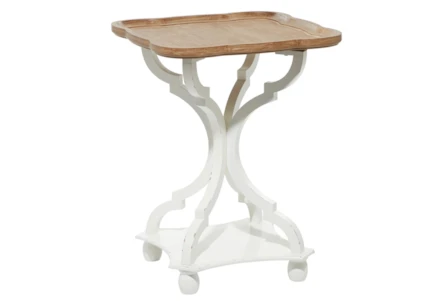 20X25 Multi Color Wood Accent Table