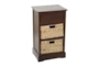 13X28 Brown Wood Storage Unit With 1 Drawer + 2 Baskets - Signature