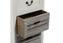 13X28 White Wood Storage Unit - Detail