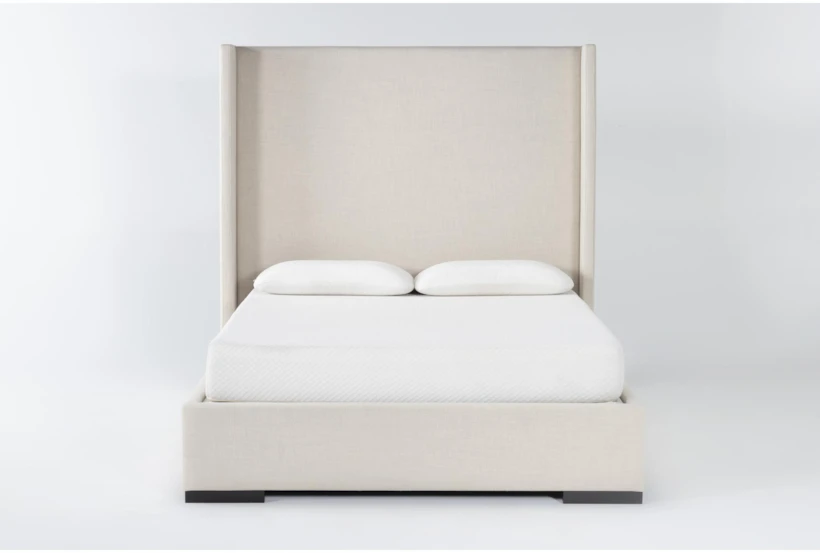 Halle California King Upholstered Shelter Bed - 360