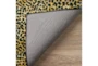 20"x30" Rug-Plush Faux Fur Leopard Print Gold - Back
