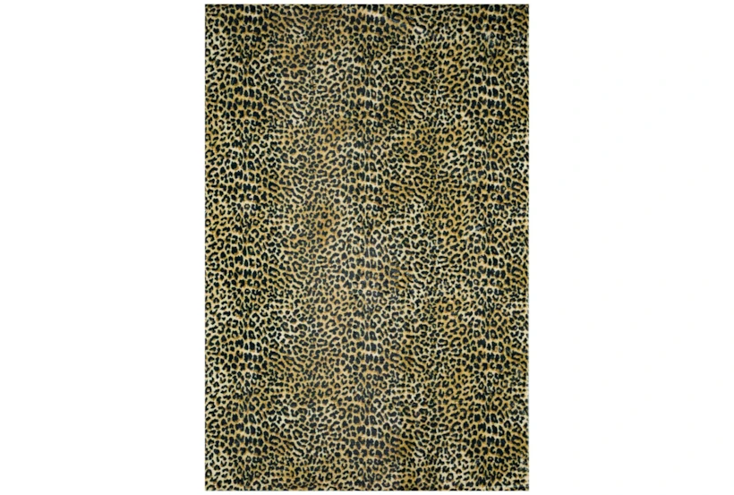 20"x30" Rug-Plush Faux Fur Leopard Print Gold - 360