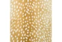 3'x5' Rug-Plush Faux Fur Gazelle Print Gold - Detail