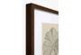 20"X20" Water Lily Petite With Faux Wood Frame - Detail