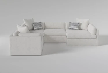 Marion 146" 4 Piece Modular Sectional With Right Arm Facing Chaise Nate Berkus + Jeremiah Brent