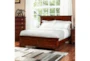 Terrence Cherry Full Wood Panel Bed - Room