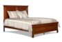 Terrence Cherry Full Wood Panel Bed - Signature