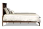 Terrence Cherry Twin Wood Panel Bed - Side