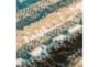 5'1"X7'5" Rug-Jacinto Blue/Beige Stripes - Detail