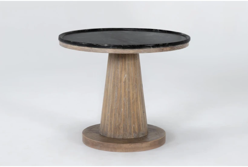 Marble Top Pedestal Table Nate Berkus + Jeremiah Brent - 360