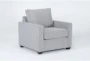 Mathers 91" Oyster Sofa/Chair - Side