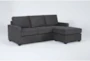 Mathers Slate 91" Sofa With Reversible Chaise - Signature