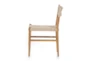 Lomas Natural Teak Outdoor Dining Chair - Side