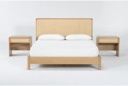 Canya Full 3 Piece Bedroom Set With 2 Nightstands