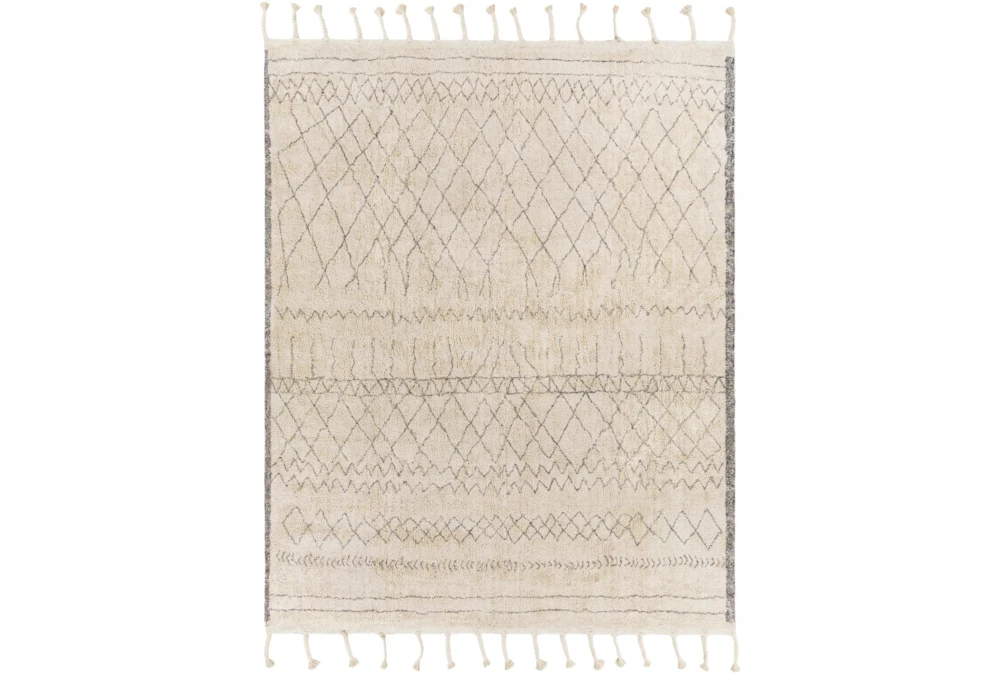 5'X7'6" Rug-Xena Abstract With Tassels Natural