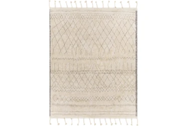 8'X10' Rug-Xena Abstract With Tassels Natural