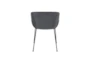 Ian Armchair In Dk Gray Fabric And Black Legs - Set Of 2 - Detail