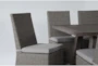 Sanibel 100" Outdoor Dining Table With Side Chairs Set For 8 - Detail