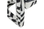 Montgomery Black And White Abstract Accent Arm Chair - Detail