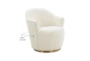 Stratton Boucle Swivel Accent Arm Chair - Detail