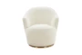 Stratton Boucle Swivel Accent Arm Chair - Front