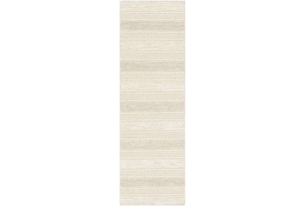 2'6"X8' Rug-Maisie Stripe Natural