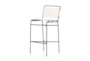 Wendy Off-White Bar Stool With Back - Signature