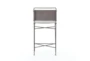 Wendy Grey Counter Stool With Back - Back
