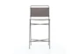 Wendy Grey Counter Stool With Back - Front