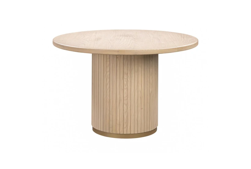 Shelby Oak 48" Round Dining Table - 360