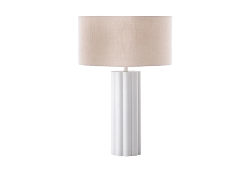 Latur Cream Table Lamp - 360