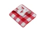60X50 Quilted Reversible Red Checkered Print To Red Cars Throw Blanket - Detail