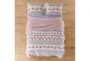 Full/Queen Quilt-3 Piece Set Reversible Teal And Red Reindeer Print To Snowflake - Detail