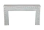 Weathered Blue Carbed Console Table - Signature