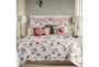 18X18 Red With White Snowflake Pillow - Room
