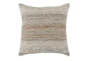 22X22 NATURAL MULTI HORIZONTAL OMBRE STRIPE INDOOR OUTDOOR PERFORMANCE THROW PILLOW - Signature
