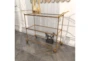 Brass Rolling Bar Cart With Wheels - Room